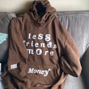 Less friends more money sweatshirt like new